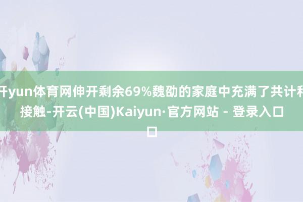 开yun体育网伸开剩余69%魏劭的家庭中充满了共计和接触-开云(中国)Kaiyun·官方网站 - 登录入口